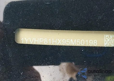 2009 Mazda Mazda6 I Sport z USA, uszkodzony, nr VIN 1YVHP81HX95M50198